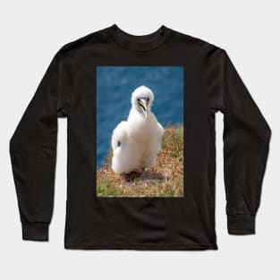 Masked Booby (A.K.A. Masked Gannet) Chick, Norfolk Island Long Sleeve T-Shirt